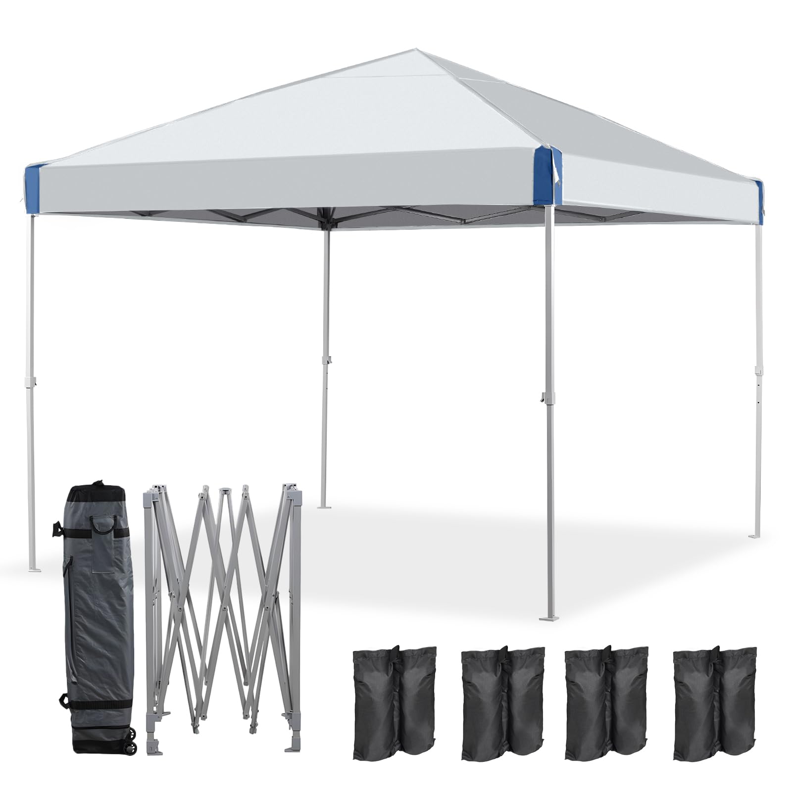 Amazon.com : Aoodor 12x12 Ft Pop Up Canopy Tent,Water-Resistant