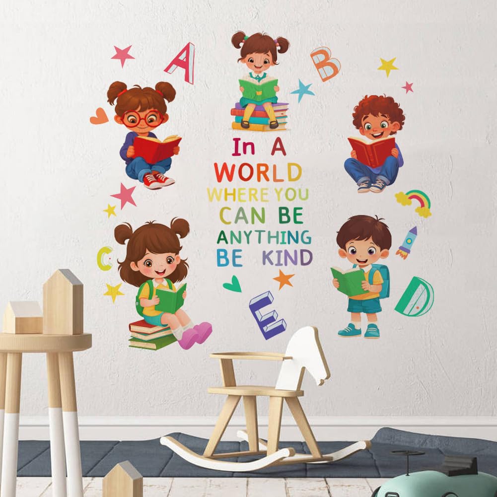 ANATTASOUL 3pcs Kitchen Wall Stickers Reading Peel and Stick Wall Decals,Wall Murals Removable Wall Art Decor for Living Room Bedroom - Image 4