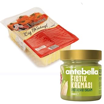 500 gr/1.1 lbs Kataifi Material Fresh Not Dried - Make Chocolate Dubai with + 7oz Pistachio Cream Kataifi, Kataifi Shredded Fillo Dough, Kataifi Pastry, Phyllo Dough - Total 1.53 Lbs shipped from Turkey