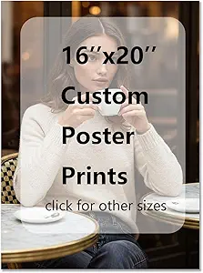 GZZFXXD Personalized Custom16''x20'' Canvas Prints with Your Photo/your Image Large Wallart Wall Decor for Bedroom Dining room Living room Children's room(Unframed)
