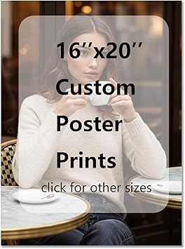 GZZFXXD Personalized Custom16''x20'' Canvas Prints with Your Photo/your Image Large Wallart Wall Decor for Bedroom Dining room Living room Children's room(Unframed)