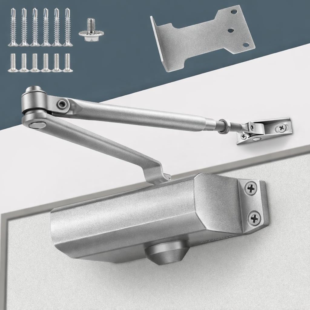 Master CE Certified Iron Body Door Closer | Zero Oil Leakage | Heavy Duty Hydraulic Automatic Door Closer | 10-Year Performance | 5 Year Warranty | for Wooden, Metal & PVC Doors-image-27