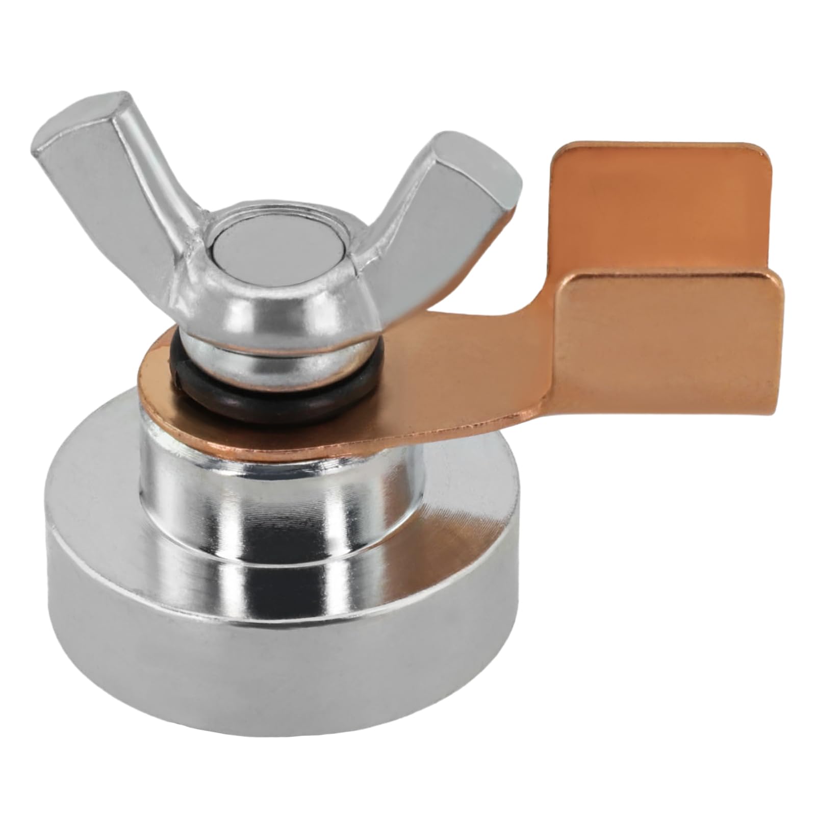 Welding Magnetic Grounding Clamp, Welding Support Ground Clamp Tools, Strong Large Suction Magnet Head, Welder Copper Tail Ground Connection Welding Accessories (1)