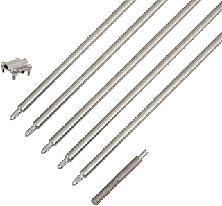 Tiefenerder Staberder Erdung Erder Erdung Blitzableiter Ø 20mm Edelstahl optional SDS-Max (5m Set + Kelmme + SDS Schalagkopf)