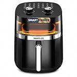 Havells Prolife Stellar Chef Smartchoice Air Fryer 5.5 Ltr|1500 Watts|See Through Window|Aerocrisp Tech: Rapid air circulation in every direction|Non Stick Silicon Coated Basket|2 Year Brand Warranty
