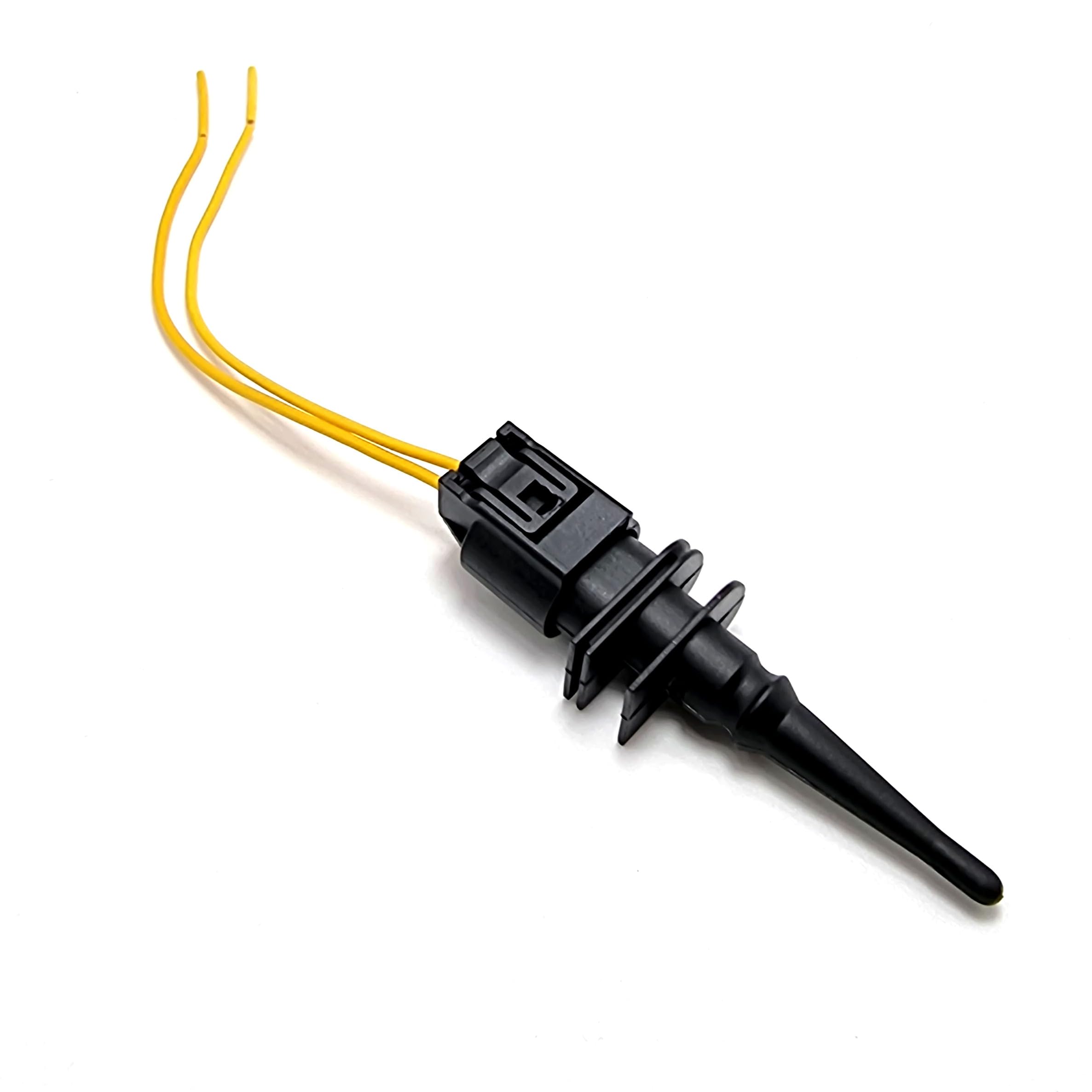 Sensor De Temperatura Del Aire Exterior Para BMW Y MINI – Con Conector Macho Y Cables Incluidos