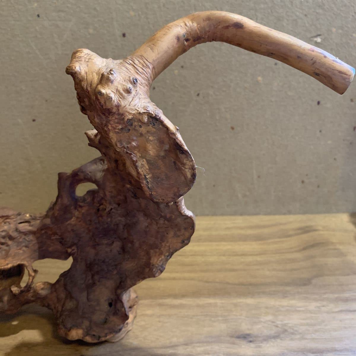 Amazon.co.jp: 変木天然木飾り木龍動物インテリア工芸品木工木彫 303