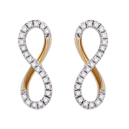 18KT (750) Diamond Earring for Women-dlkerd19047229