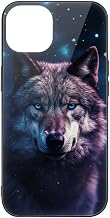 iPhone 14 Case - New Wolf Design, Glass + TPU Back, Military Tested Precise Cutouts, Natural Feel, Cases for Boys Girls