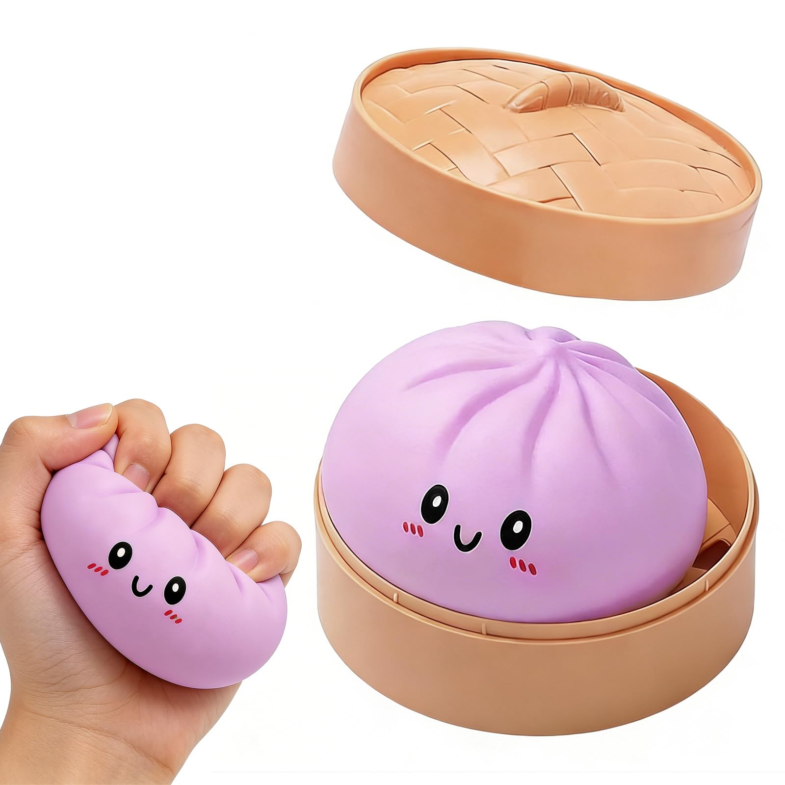 Glitter Dumpling Sorpresa Jguete Dmplings Mystery con Caja Vaporera (Azul Brillante) — view 7