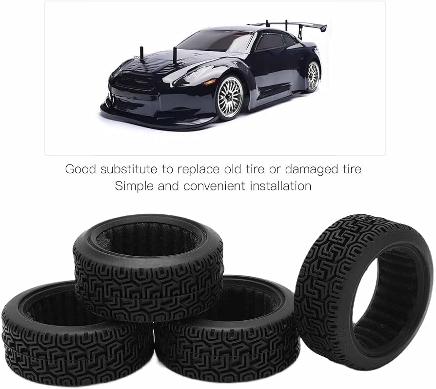 Amazon | RC タイヤ、ドリフトカータイヤ交換アップグレードパーツ 4