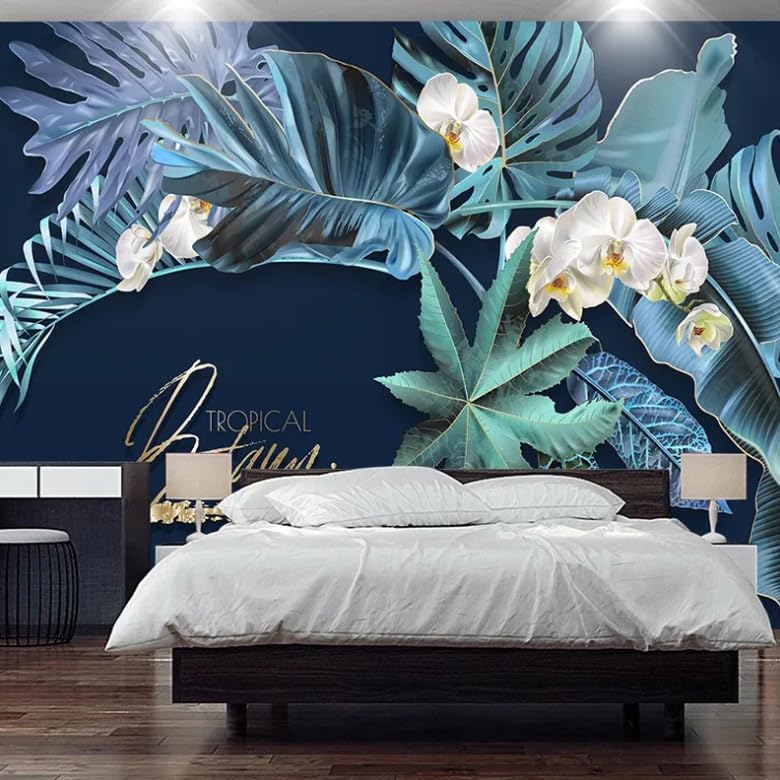 Papier peint photo 3D fleurs décoration murale salon chambre 250x175