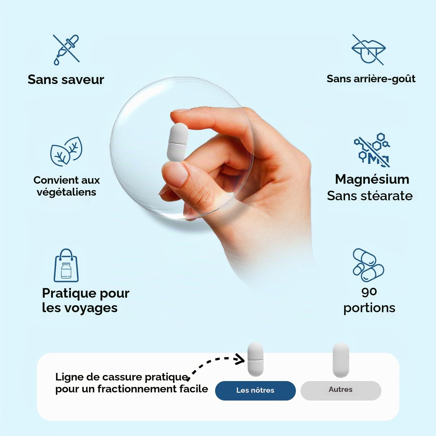 Duo Complémentaire - Creatine avec BCAA - Creatine Monohydrate 270 comprimés Vegan, 3000mg par Portion pour 3 Mois d'Approvisionnement - BCAA Comprimés 2:1:1 Vegan 2000mg, avec Vitamine B6 et B12