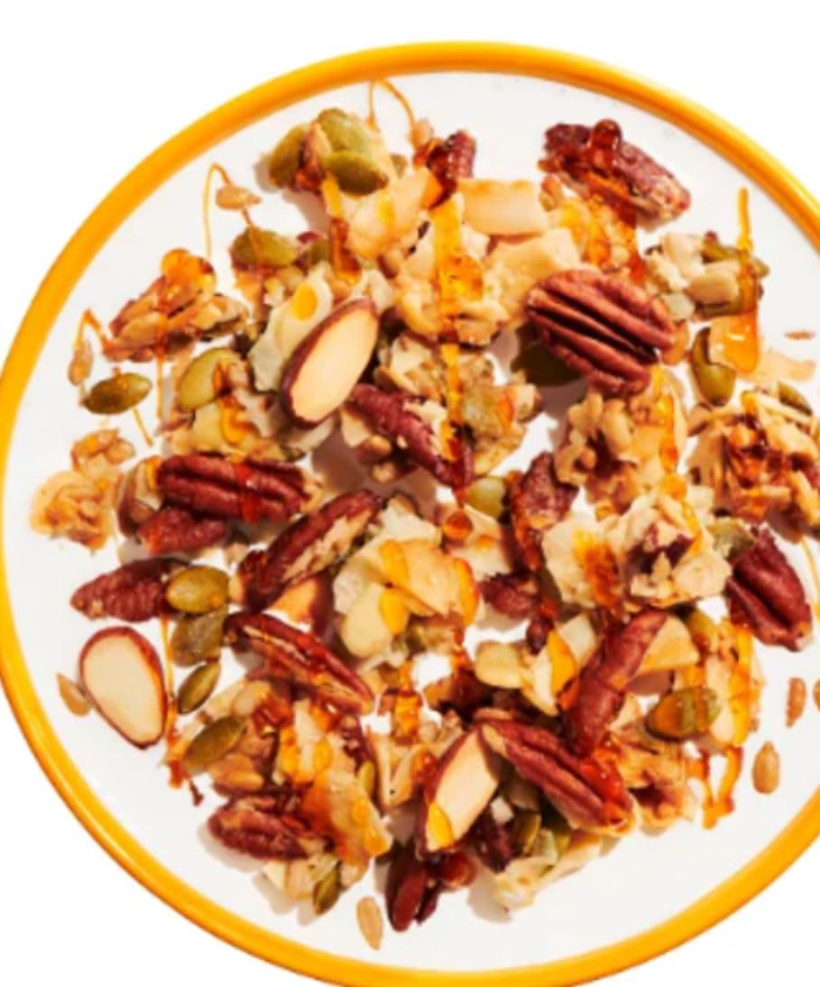 Nunu-Trail Honey Nut Protein nut Granola, No Sugar Added, 22 oz