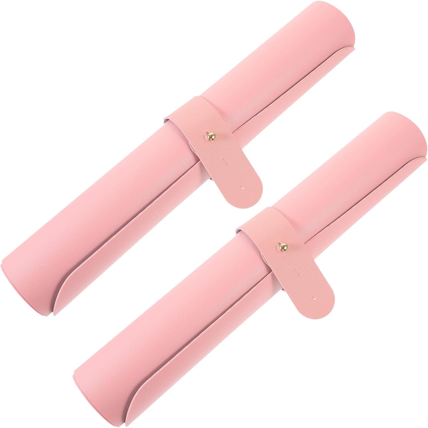 ARTIBETTER 2pcs Foldable Nail Mat for Table, Waterproof PU Leather Manicure Pad, Non-Slip Desk Protector for Nail Tech & Salon, 23.6x11.8, Easy to Clean