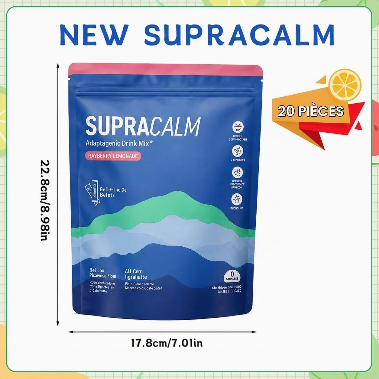 Supercalm Cortisol - Analyse des détails et conception