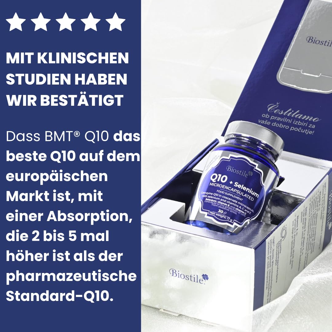 Q10 + Selen – Mikroverkapselt, stärkt Immunsystem und Zellgesundheit