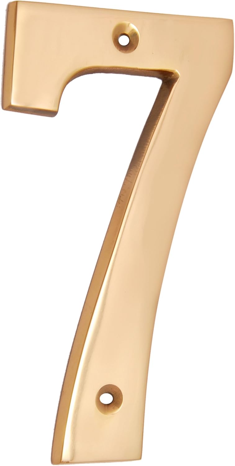 Adonai Hardware 5" Brass Numeral 9"