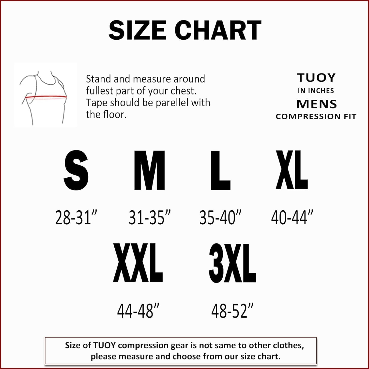 TUOY Men's Padded Compression Shirt Protective Shirt Rib Chest Protector for Football Paintball Baseball - Image 6