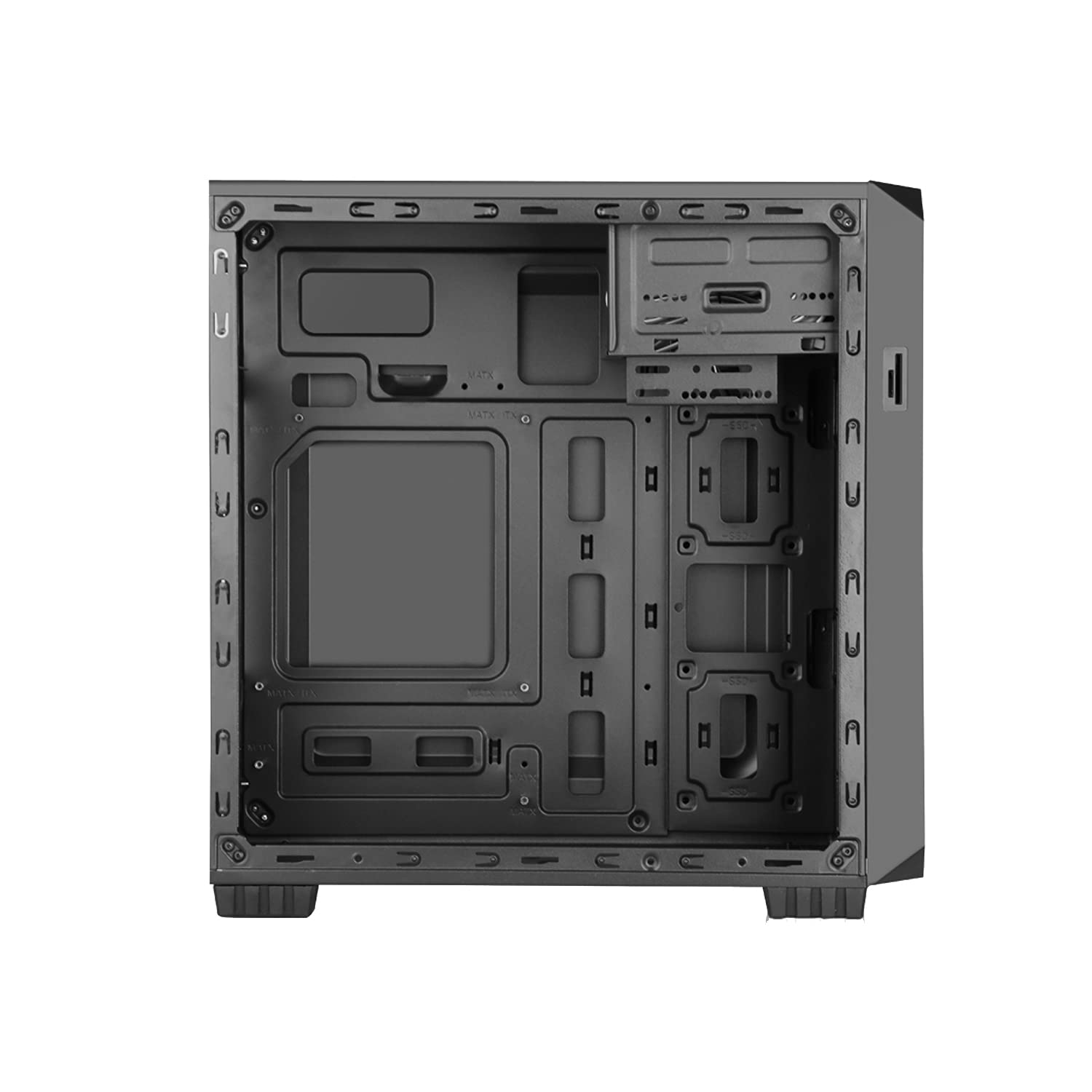 Itek Case PATRIOT MINI EVO - Mini Tower, mATX, USB3, Card Reader - senza alimentatore