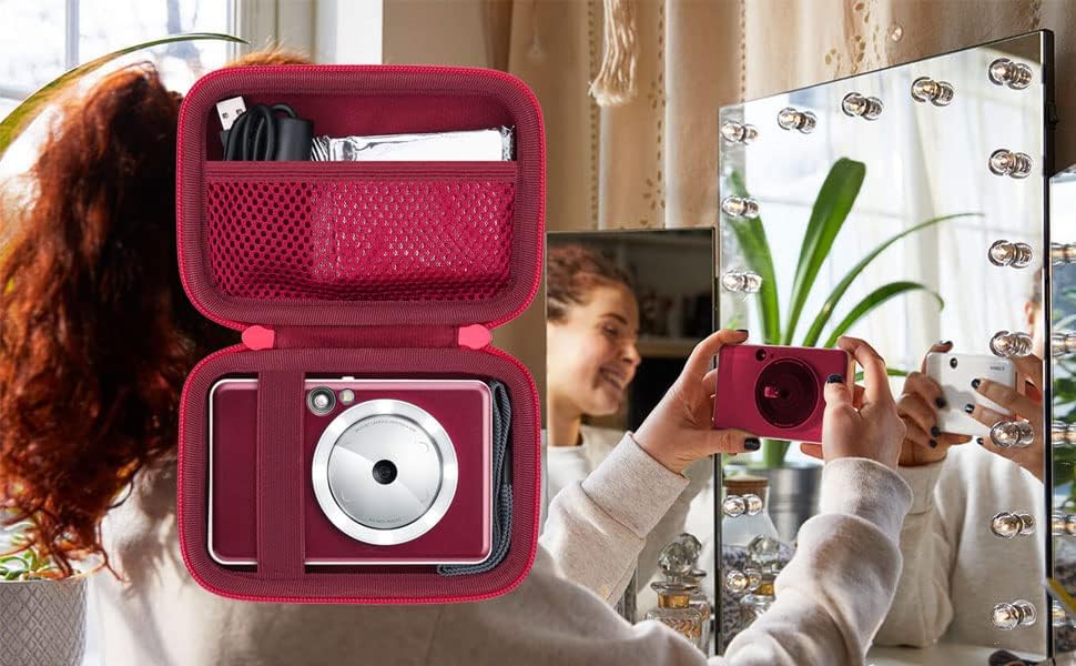 Miniatura 9 de co2CREA Funda rígida de repuesto para Canon Ivy 2 Mobile Mini Ivy CLIQ CLIQ+ CLIQ 2 CLIQ+ 2 Impresora de cámara instantánea inalámbrica Bluetooth