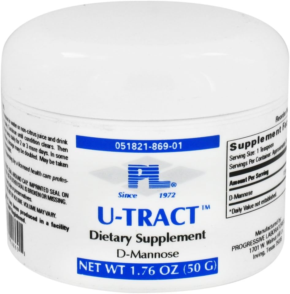 Progressive Laboratories: U-Tract D-Mannose Dietary Supplement, 1.76 oz