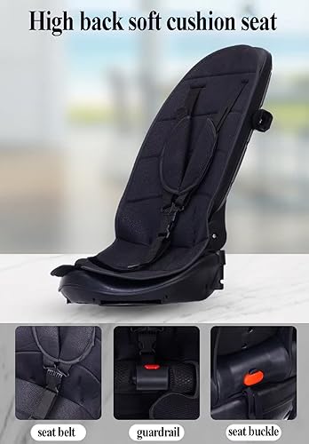 Miniatura 7 de Triciclo 4 en 1 para niños de 2 a 6 años, triciclo para niños con mango y toldo para padres, triciclos para niños pequeños con asiento giratorio,