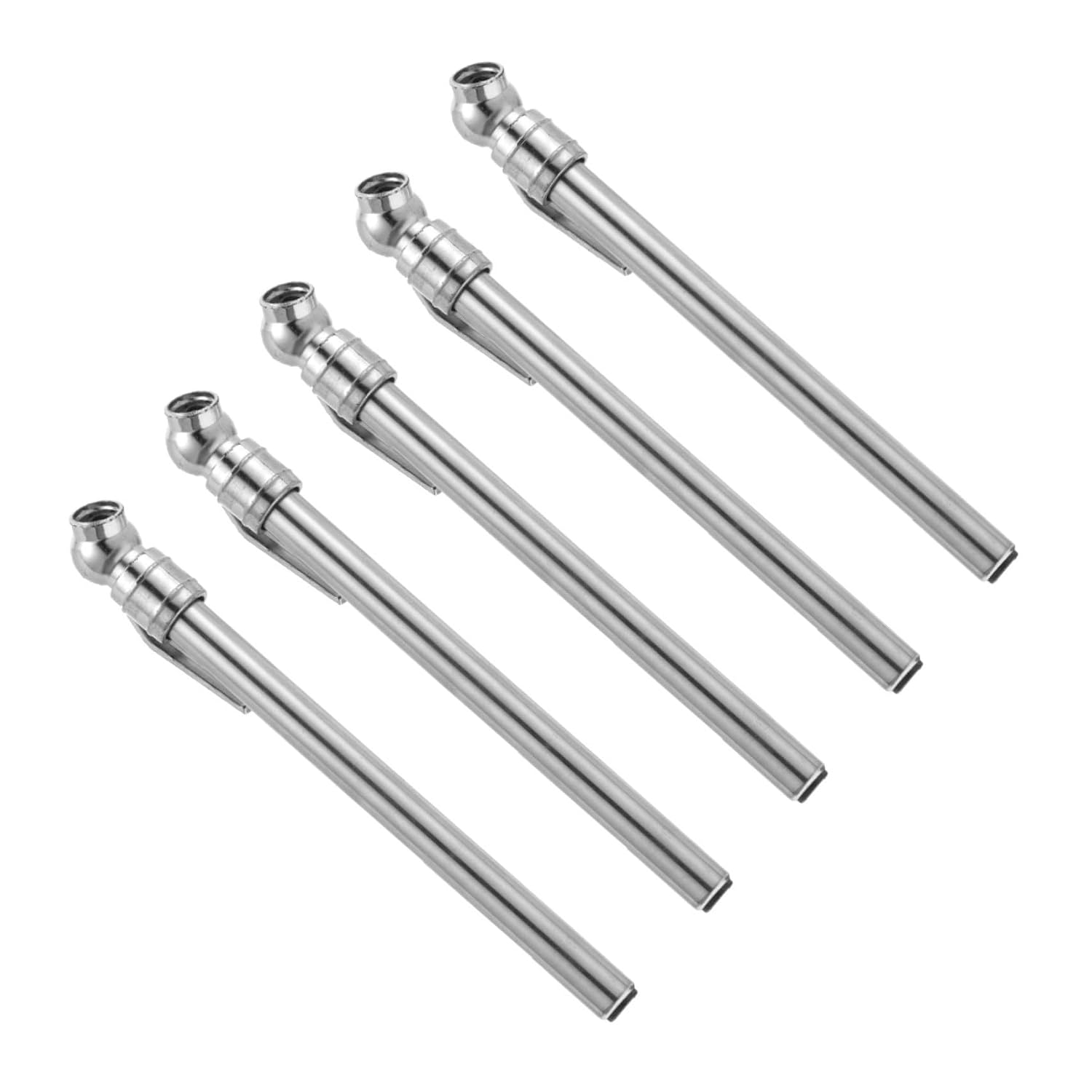 5Pcs Portable Tire Pressure Gauge Pen Set for Cars Heavy Duty Mechanical Tire Pressure Tools Suitable for Automotive Maintenance and Safety Inspections