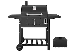 Royal Gourmet 24-Inch Charcoal Grill: Perfect for Backyard BBQs