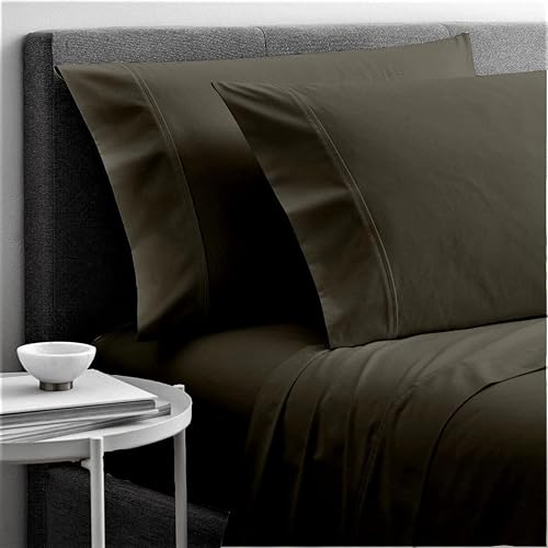 Miniatura 10 de Cottingon Juego de ropa de cama de 4 piezas para dormitorio universitario, 100% algodón egipcio de fibra larga, sábanas suaves, se adapta a