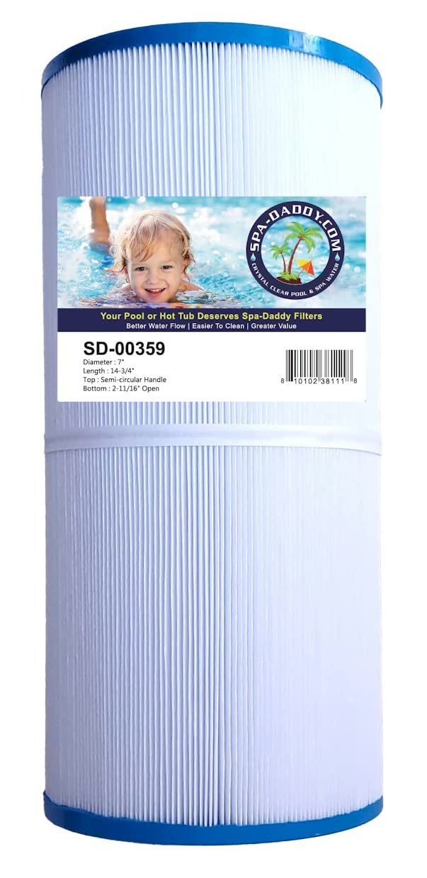 Spa-Daddy SD-00359 Filter - Replacement for Caldera 75 (Current Style) Replaces Pleatco PCD75N | Filbur FC-3964 | Unicel C-7375
