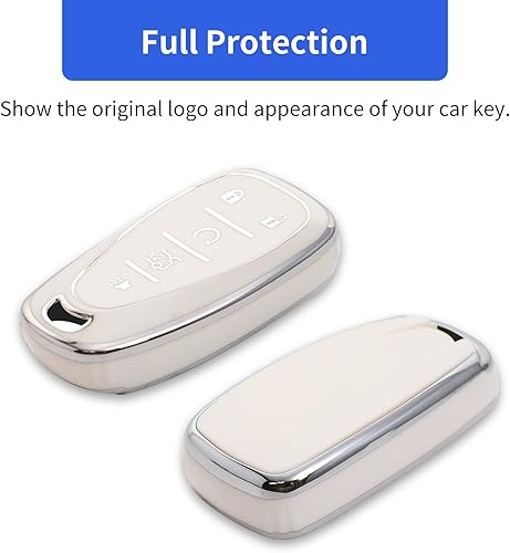Miniatura 3 de OFFCURVE Funda para llavero de automóvil Chevrolet de TPU suave, carcasa completa para llave de coche, accesorios de automóvil, protector de llave
