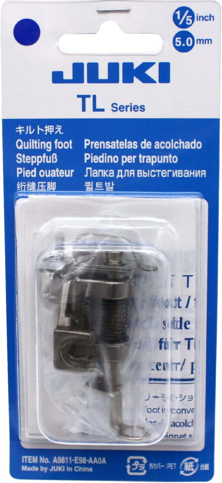 1/5" Free Motion Quilt Foot for All TL Series Machines