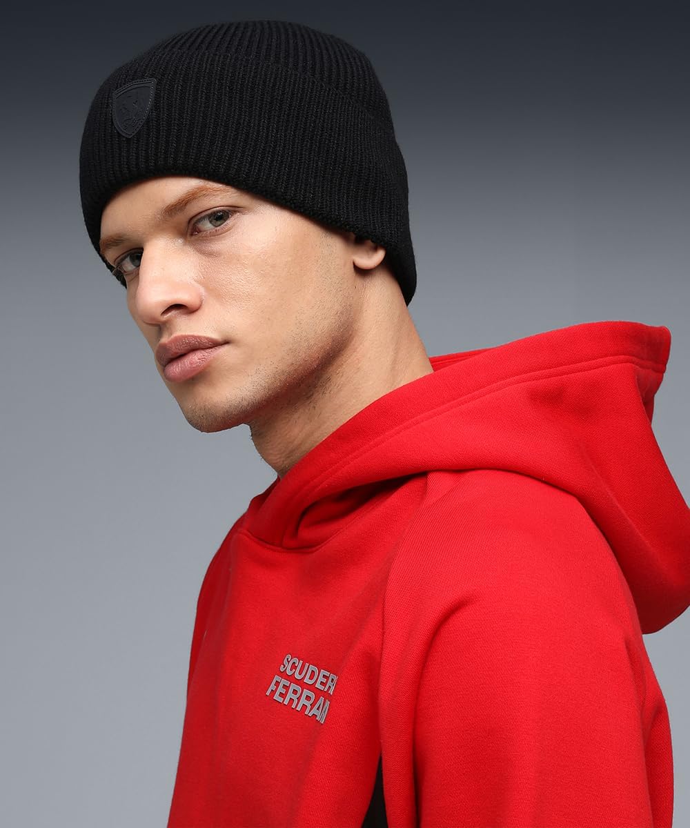 Puma Unisex's Mid Crown Cuff Beanies (26428_Black