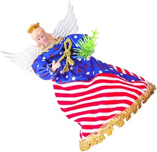 NOLITOY 1 Peça De Pingente De Anjo Estatuetas De Boneca De Pelúcia Decoração De Casa Americana Decoração De Casa Pendurada Decoração De Suspensão Americana 4 De Julho Decorações