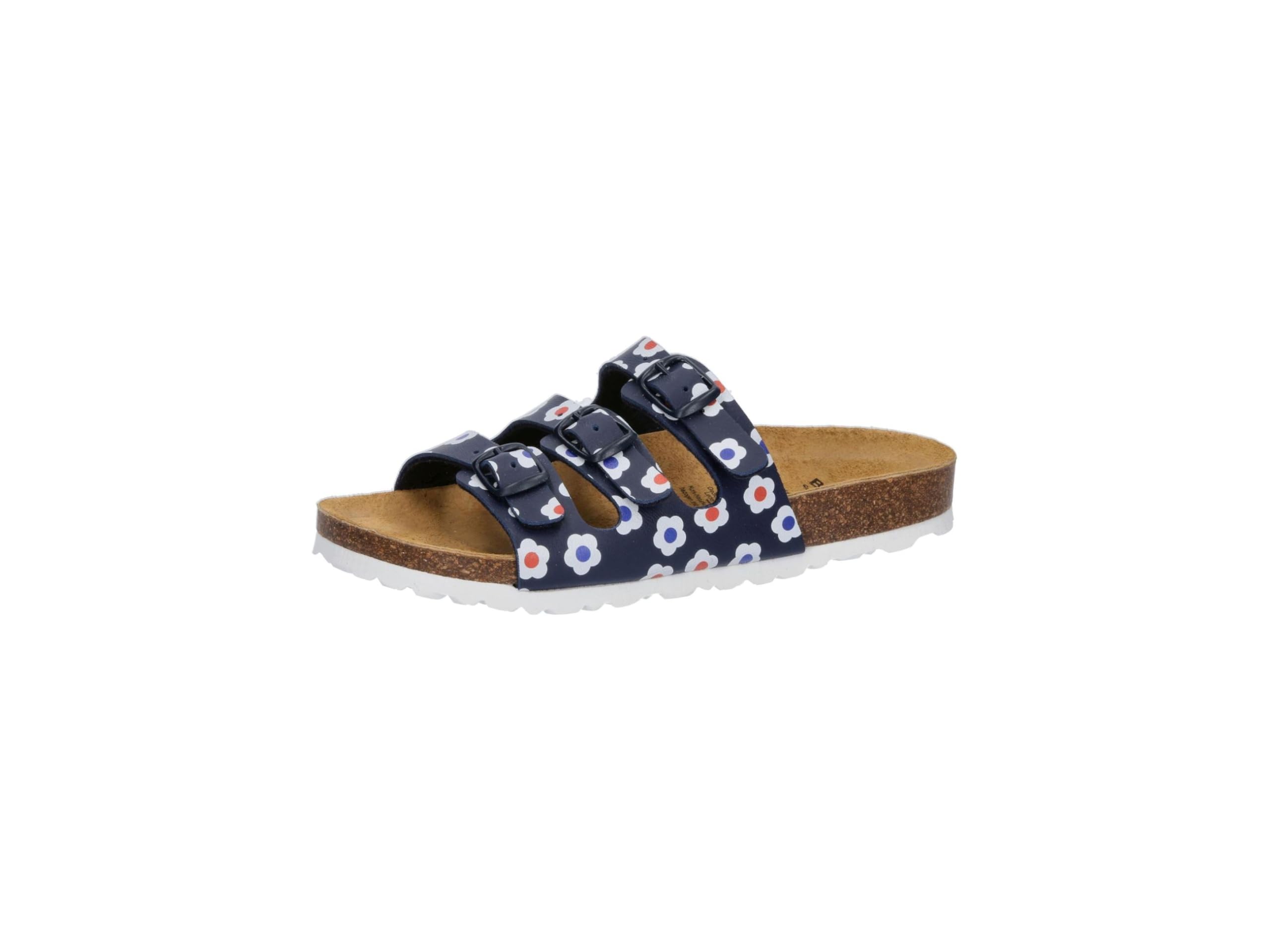 Lico Bioline Viola Mules, Blue, 13.5 UK Child