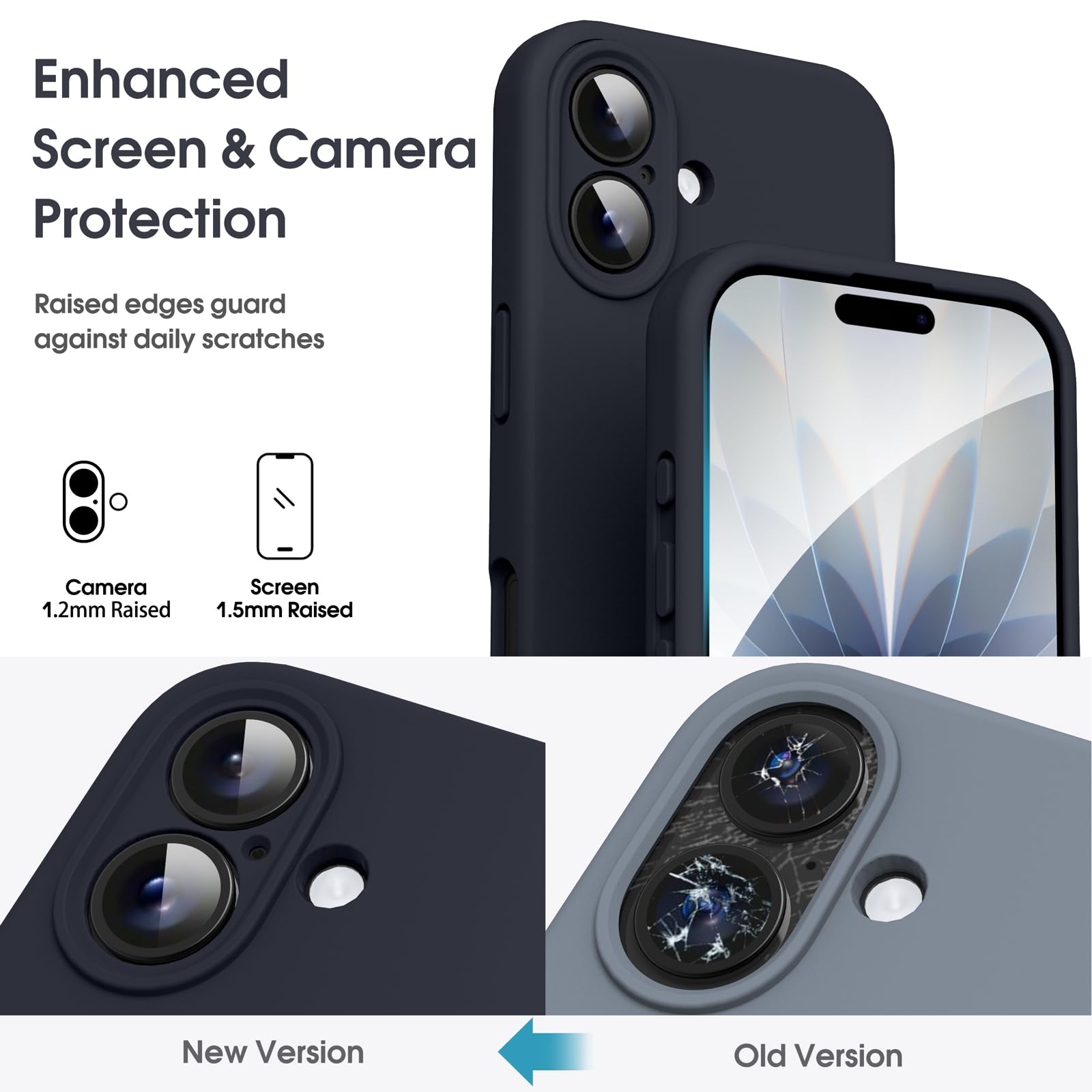 L'étui Supdeal Liquid Silicone pour iPhone 17, alliant design fin et protection multicouche.