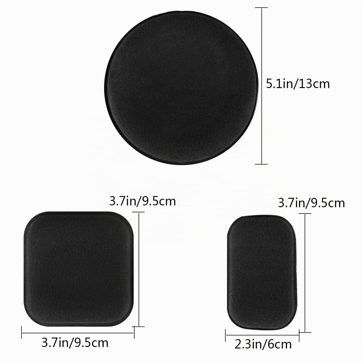 Cuscinetti per casco Airsoft universali Aoutacc, kit di imbottitura in schiuma di ricambio per 19 pezzi/set Set tappetini accessori per Fast/Mich/ACH/USMC/PASGT (EVA Foam, Black)