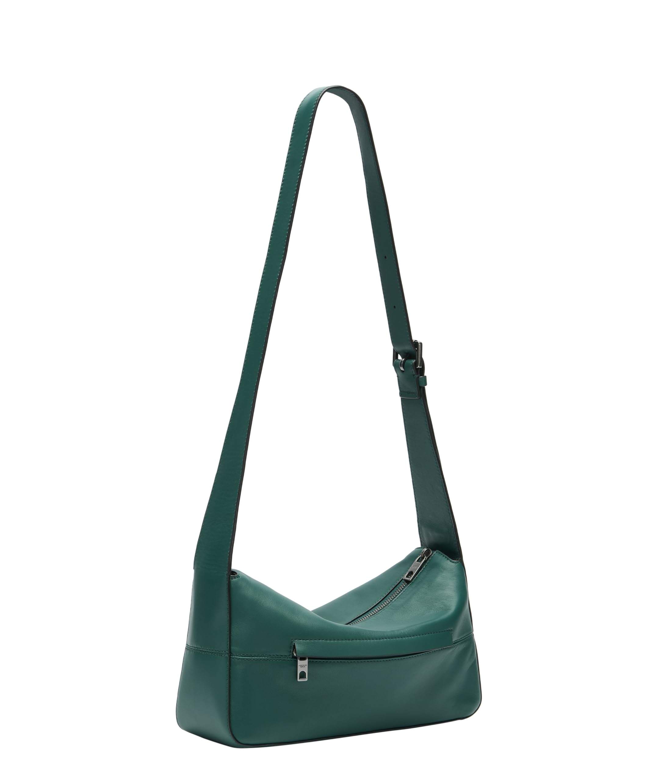 LIEBESKIND BERLIN Cuero bolso bandolera bolso de hombro Sky II Crossbody Botanical verde oscuro