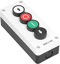 Caixa de estação de troca momentânea, ABS Mini de estação de troca momentânea para cima e para baixo para empilhadeira traseira de caminhão para porta de rolo para guincho(SGKJ-4N)