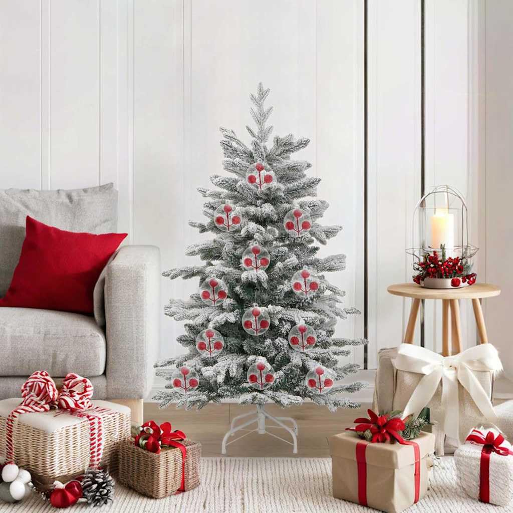 Ensemble de boules de Noël de 10 cm transparent INLIFE haut de gamme