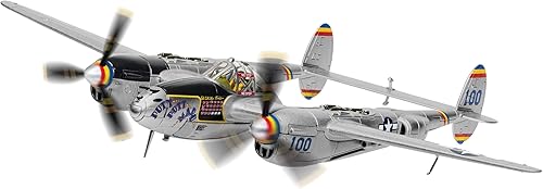 Miniatura 1 de Corgi Diecast Lockheed P-38L Lightning 'Putt Putt Maru' 1:72 WWII US Military Aircraft Display Modelo AA36617