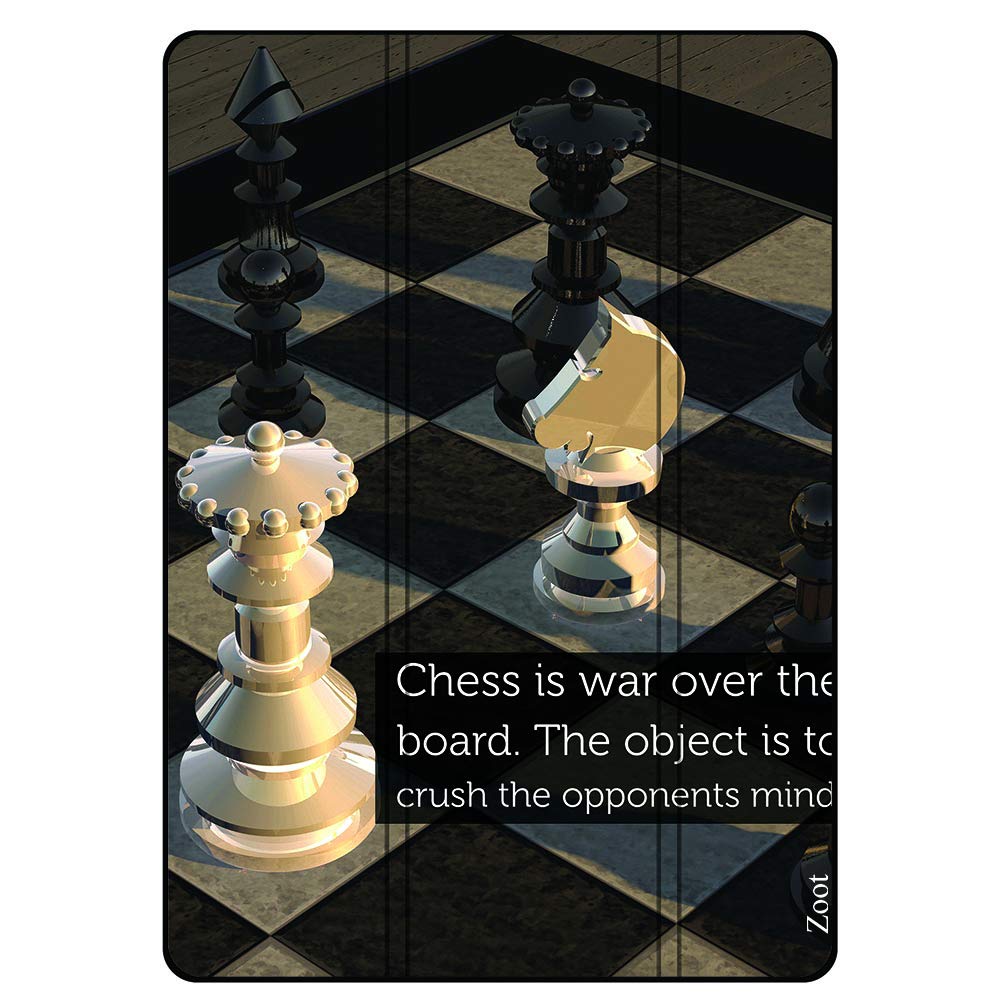 ZOOT Chess War and Mind Protective Flip Cover Case for Apple iPad 7th Gen 10.2