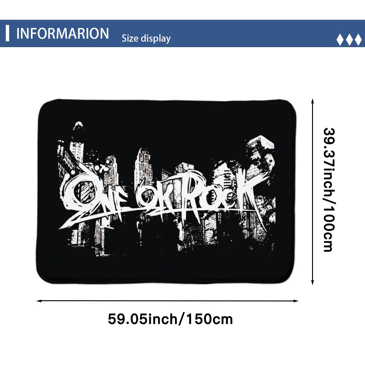 Amazon｜ラグ カーペット ワンオクロック One Ok Rock