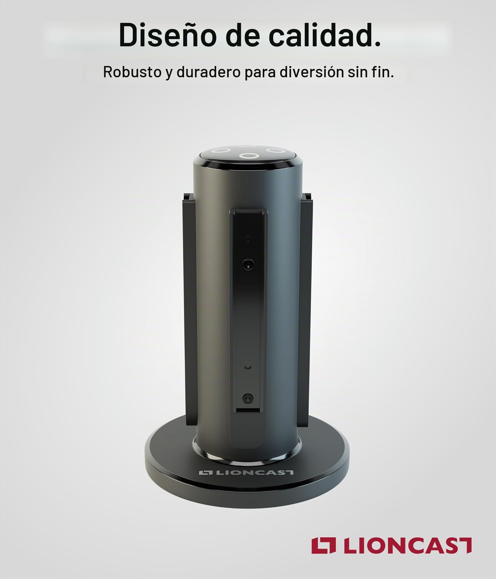 Lioncast Base de Carga para Joy-con - Dock de Carga para 4 Mandos - Compatible con los Controles de Nintendo Switch - Luces Indicadoras de Estado de Carga, Fondo Fuerte - Accesorios de Juego