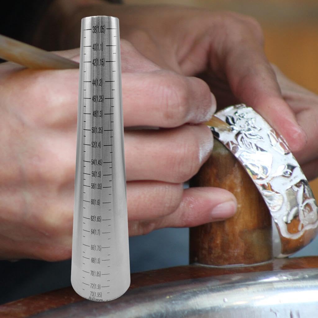 Perno per Bracciale, Modellatura di Bracciali, Robusto Perno Metallico per Bracciale Rigido, Misura per Bracciali Rigidi, Amanti dei Gioielli Fai da T, Uovo in Acciaio Inossidabile