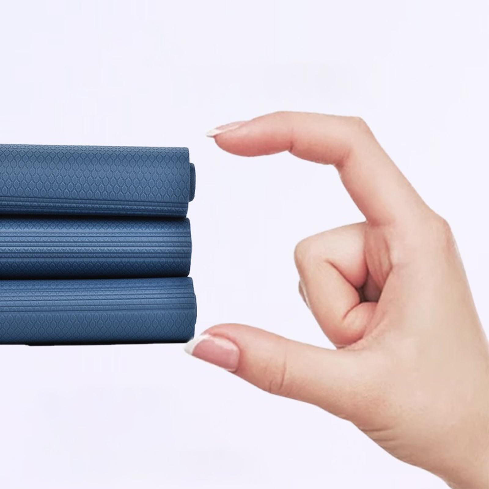 Esterilla Doblable Para Yoga Colchoneta Esterilla Entrenamiento Antideslizante Multifuncional Ecologica Colchoneta Gimnasia para Pilates Estiramientos Hombre/Mujer