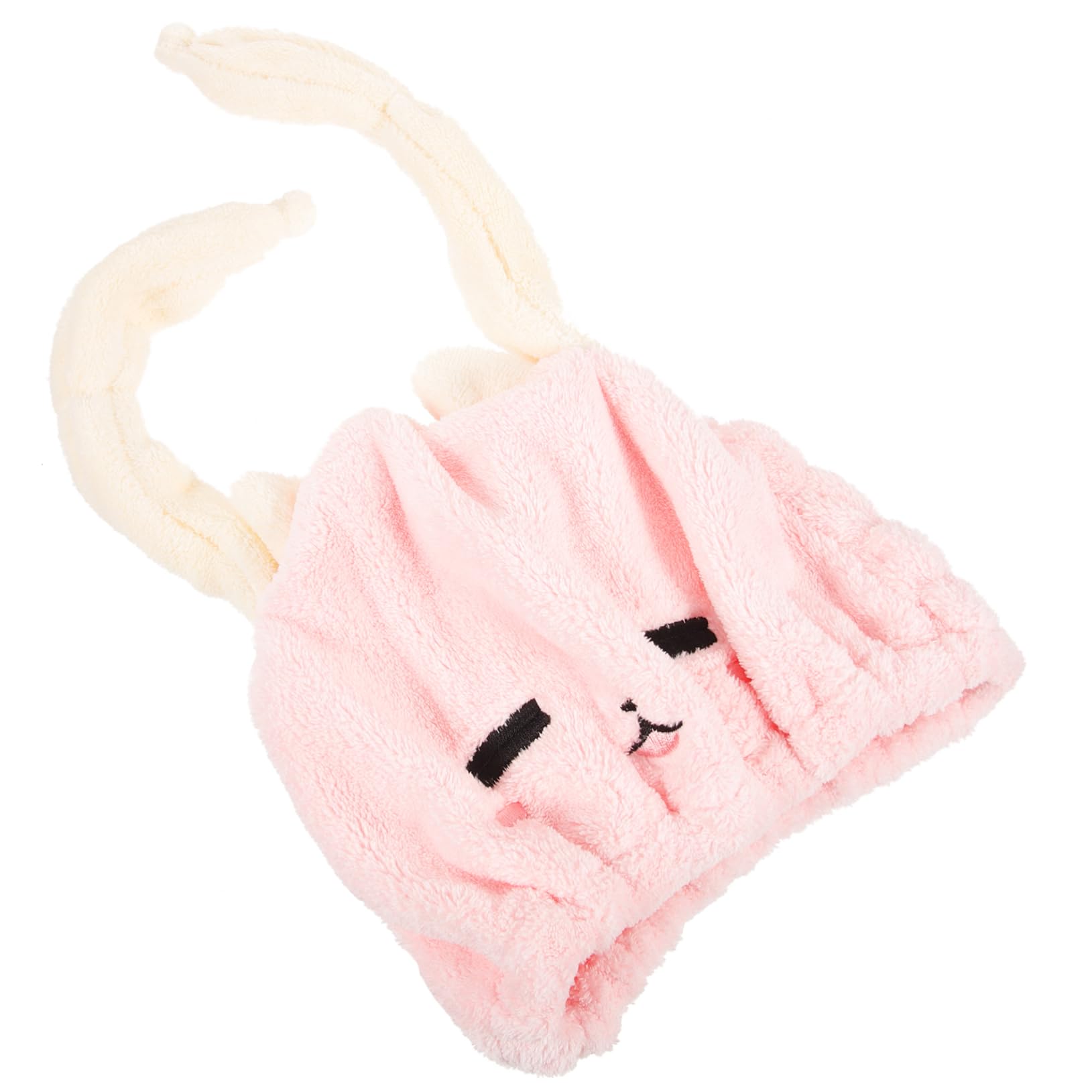 Gogogmee Cute Hair Drying Towel Wrap for Soft Absorbent Hair Cap with Cartoon Design for Quick Drying at Home Hotel Travel