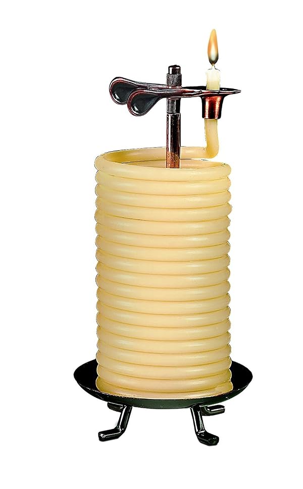Candle by the Hour 80-Hour Vertical Candle, Eco-friendly Natural Beeswax with Cotton Wick by Candle by the Hour - Used condition - US$28.45