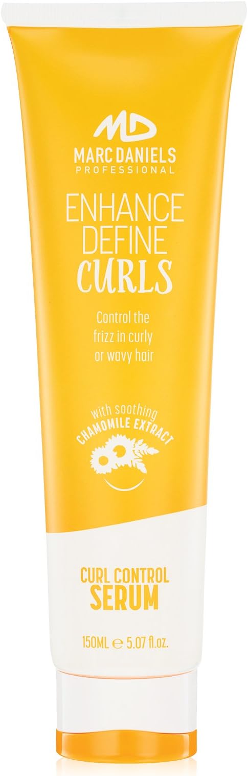 Curl Control Serum - Curl Activator - Anti Frizz Control for Curly Hair - Enhance Define Curls & Wavy Hair. Restores Moisture, Body, Bounce & Shine by Marc Daniels Professional